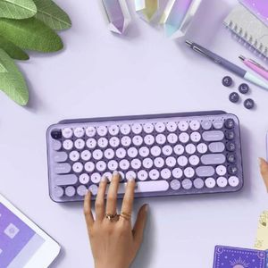TECLADO LOGITECH POP KEYS MULTI-DEVICE WIRELESSBT COSMOS LAVENDER
