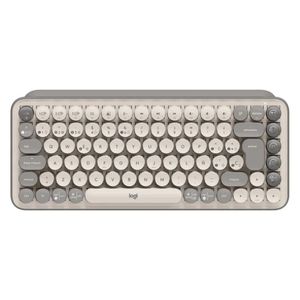 TECLADO LOGITECH POP KEYS MULTI-DEVICE WIRELESSBT MIST AND GRAY