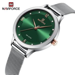 Reloj Naviforce NF8023 Correa Acero Para Dama