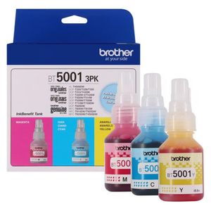 Kit de Tintas Brother BT5001C  BT5001M  BT5001Y