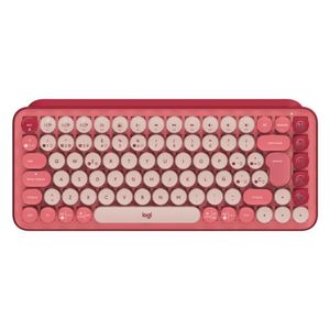 TECLADO LOGITECH POP KEYS MULTI-DEVICE WIRELESSBT CORAL AND ROSE