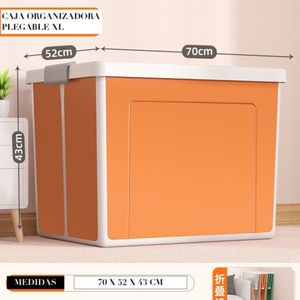 Caja Organizadora Plegable XL Naranja