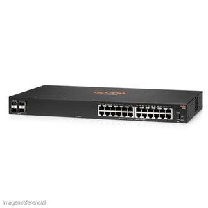 Switch Aruba 6100 24G 4SFP+ / 24 x Puertos 10/100/1000BASE-T / 4 x puertos 1G/10G SFP