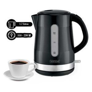 Hervidor Eléctrico Whiteline 1707 de 1.7Lt Negro