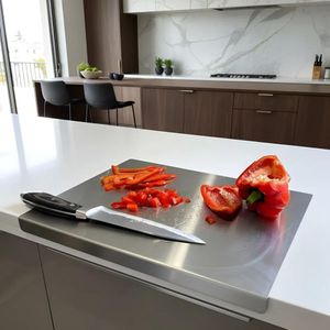 Tabla De Picar Acero Inoxidable Grado 304 - 40x27.5cm 1.2mm