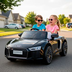 Carro A Batería Audi R8 12V Original Licenciado Negro.