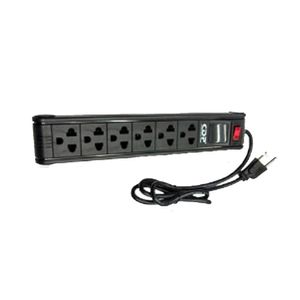 SUPRESOR DE PICOS CDP 06 TOMAS BLACK 220V R-PS6