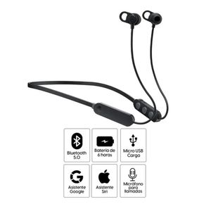 Audífonos Skullcandy In Ear Bluetooth 5.0 JIB Plus Negro