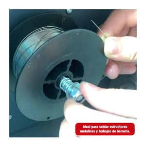 Rollo Alambre Para Soldar 1.0mm 1kg Color Gris Soldadura