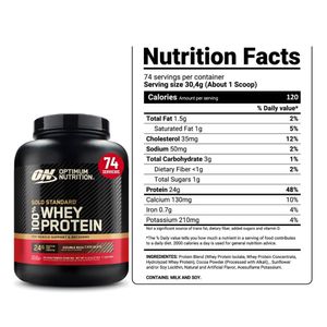 Gold Standard Whey 5 LB - Double Rich Chocolate con Bebible Shake Gold Standard 325 ml