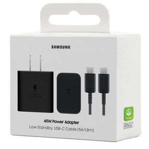 Cargador Samsung Original 45w Pd Con Cable Usb-c 1.8m (versión 2025)
