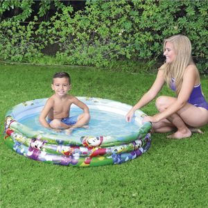 Piscina 3 anillos Mickey Mouse 122cm x 25cm/ 140L - Bestway-91007-Varios