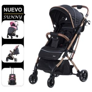 Coche Ebaby Maleta Sunny EB124 de Acero Negro