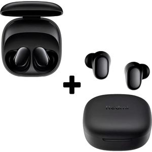 Audífonos Inalámbricos Redmi Buds 6 Play Pack x2 Negro Dúo TWS