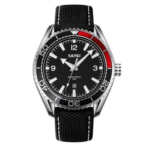 Reloj Skmei 9291 NEGRO CORREA CUERO ANALOGO