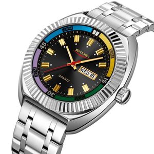 Reloj Skmei 9353 Plateado analógo Correa Acero