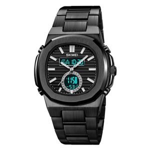 Reloj Skmei 2279 Negro Correa Acero Digital Analogo
