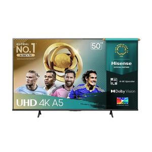 Televisor Hisense 50" 50A5NV UHD 4K Negro