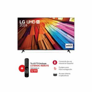 Televisor Smart 4K UHD 86 pulgadas LG LED 86UT8050PSB 2024