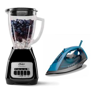 Combo Oster Licuadora Kaliman BLSTKAGKPB Plancha de Vapor