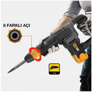 MARTILLO DEMOLEDOR SDS MAX 1200W 15 JOULES DX2010 CAT