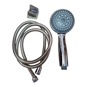 Ducha Teléfono ABS Cromado 5 funciones con manguera acero
