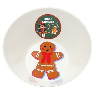 Bowl DECO HOME Muñeco Galleta Dulce Nav