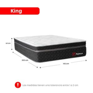Cama Americana Beauty Dream Platinium King Forli