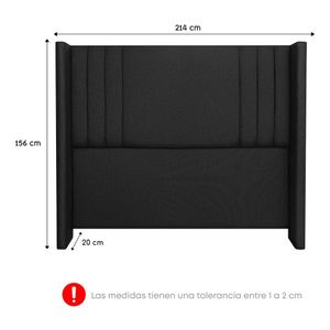 Dormitorio 4 cajones Gris Platinium King Forli