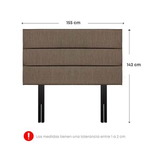 Dormitorio 4 cajones Marrón Sirius Queen Forli