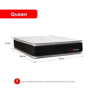 Dormitorio Americano Golden Queen + Cabecera Kimiko Forli