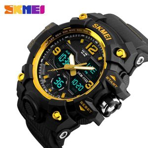 Reloj Skmei 1155 Dorado Correa Silicona.