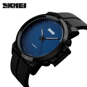 RELOJ SKMEI 1208 Negro Fondo AZUL Silicona