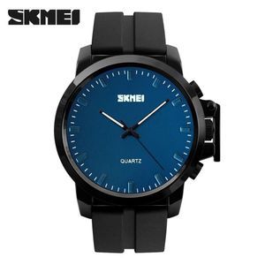 RELOJ SKMEI 1208 Negro Fondo AZUL Silicona
