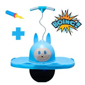 Pelota Saltarina para Niños Incluye Inflador Luces Musical Sticker Diseño Labubu