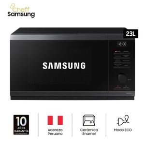 MICROONDAS SAMSUNG 23L MS23DG4504AGPE CHEF ACERO INOXIDABLE