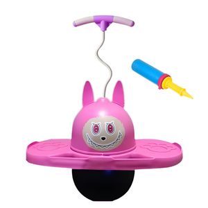 Pelota Saltarina Armable para Niños con Sticker e Inflador Diseño Labubu Dupe