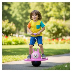 Pelota Saltarina Armable para Niños con Sticker e Inflador Diseño Labubu Dupe