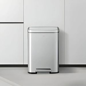 Papelera con pedal de Acero Inox 20L - 33.3x42cm - 10031072