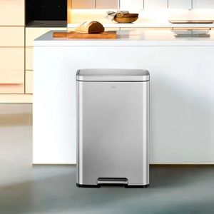 Papelera con pedal de Acero Inox 12L - 272x39cm -10031071