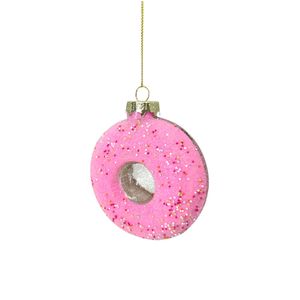 Adorno Arbol Donut Rosado 9 Cm
