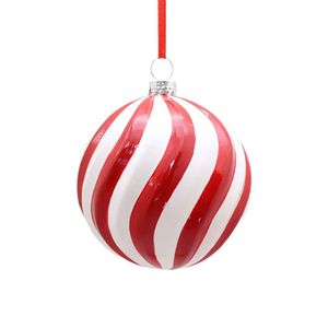 Bola Blanca Y Roja 8 Cm