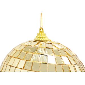 Bola Disco Dorada 10 Cm