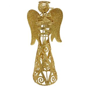 Adorno Mesa Angel Dorado 30 Cm