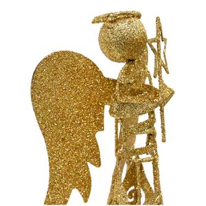 Adorno Mesa Angel Dorado 30 Cm