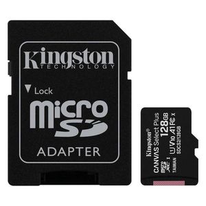Memoria Microsd Kingston 128Gb Clase 10 -Adaptador