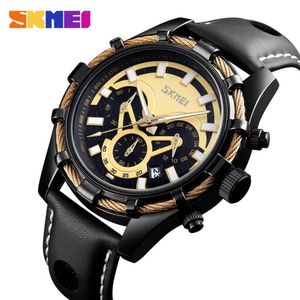 Reloj Skmei 9189 Negro Correa de cuero