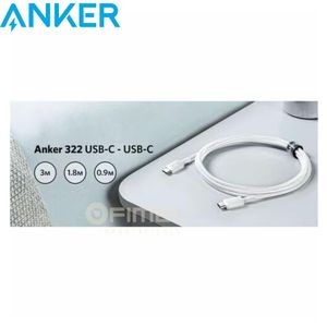 Cable de transferencia de datos ANKER  A8060H21 Zolo 90cm USB-C