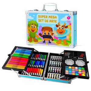 Set de Arte Maletín Niños 132 piezas Escolar Arte Tralalero Tralala