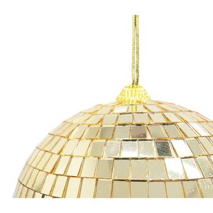 Bola Disco Dorada 15 Cm